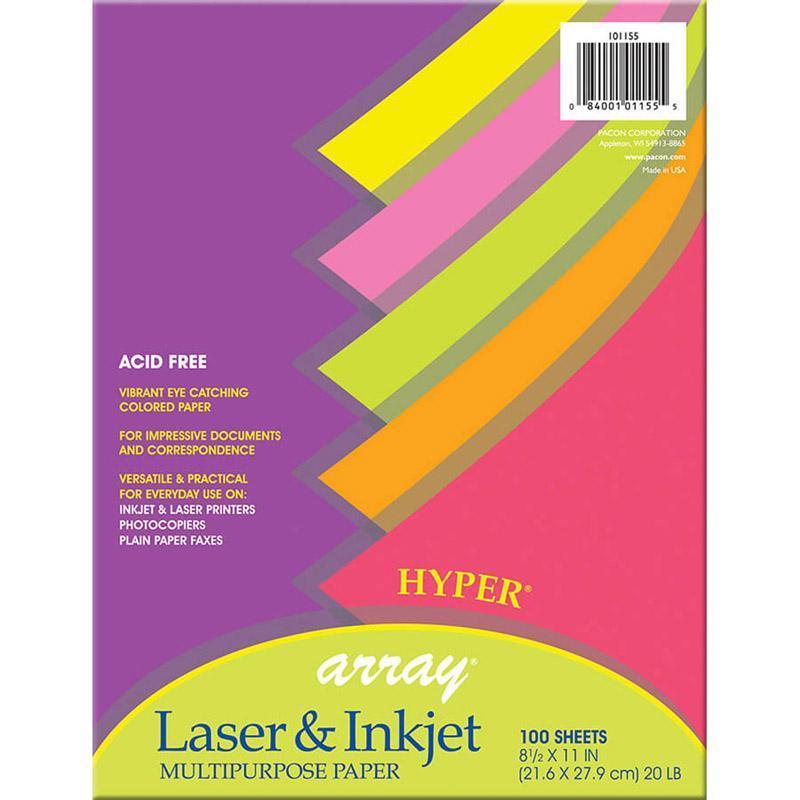 (3 PK) ARRAY HYPER COLOR PAPER-Arts & Crafts-JadeMoghul Inc.