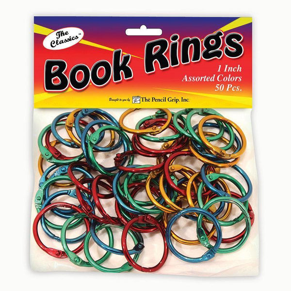 (3 Pk) Book Rings Assorted Colors-Supplies-JadeMoghul Inc.
