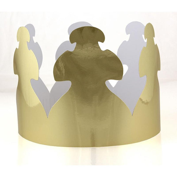 (3 PK) BRIGHT GOLD TAG CROWNS-Arts & Crafts-JadeMoghul Inc.