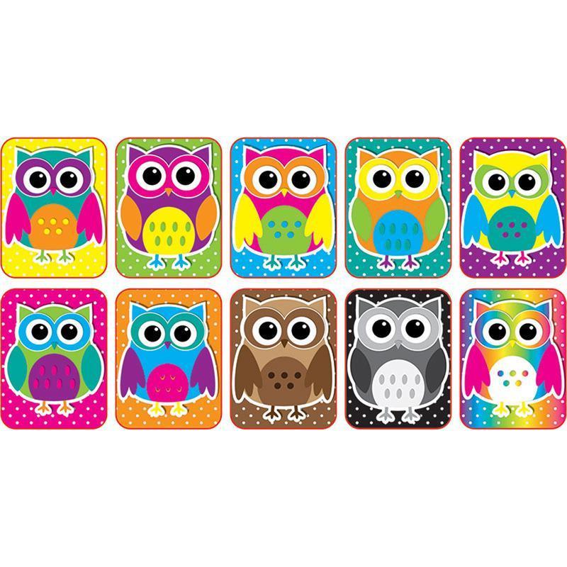 (3 Pk) Color Owls Mini Whiteboard-Supplies-JadeMoghul Inc.