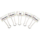 (3 Pk) Confetti Binder Clips-Learning Materials-JadeMoghul Inc.