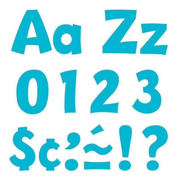 (3 PK) READY LETTERS 4IN SKY BLUE-Learning Materials-JadeMoghul Inc.