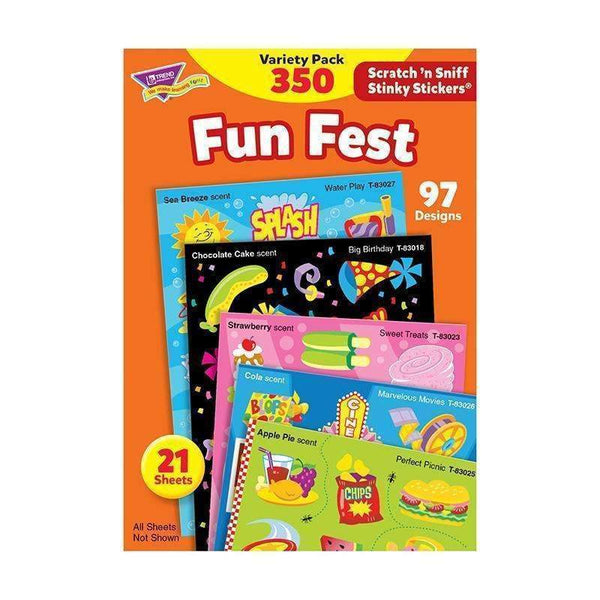 (3 PK) STINKY STICKERS MIXED SHAPES-Learning Materials-JadeMoghul Inc.