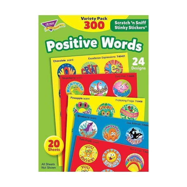 (3 PK) STINKY STICKERS POSITIVE-Learning Materials-JadeMoghul Inc.