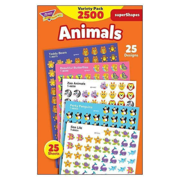 (3 PK) SUPERSHAPES VARIETY ANIMALS-Learning Materials-JadeMoghul Inc.