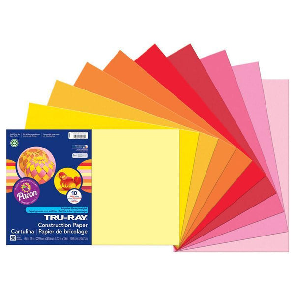 (3 PK) TRU RAY WARM ASSTS 12X18-Arts & Crafts-JadeMoghul Inc.