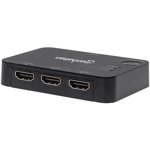 3-Port HDMI(R) Switch (4K @ 30Hz)-Cables, Connectors & Accessories-JadeMoghul Inc.