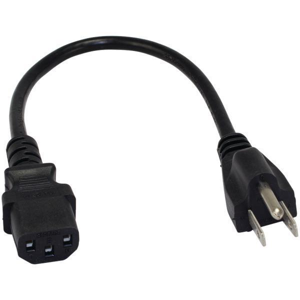 3-Prong C13 cord (1ft)-Cables, Connectors & Accessories-JadeMoghul Inc.