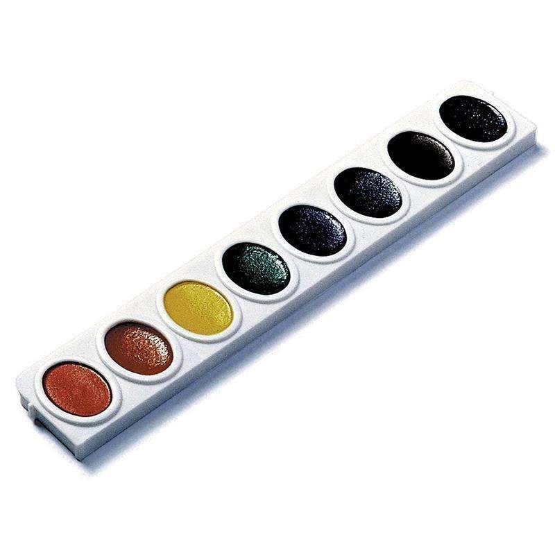 3 REFILL TRAYS OVAL PAN WATERCOLORS-Arts & Crafts-JadeMoghul Inc.