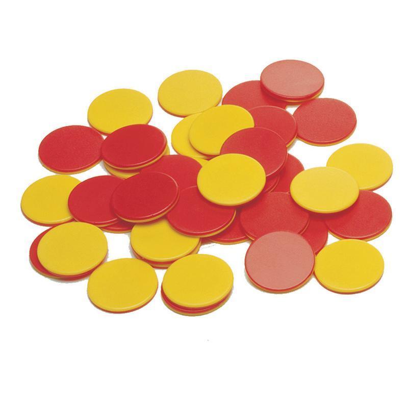 (3 ST) TWO COLOR PLASTIC COUNTERS-Toys & Games-JadeMoghul Inc.