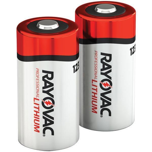 3-Volt Lithium 123A Photo Batteries (2 pk)-Round Cell Batteries-JadeMoghul Inc.