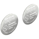 3-Volt Lithium Keyless Entry Battery (2 pk; CR2016 Size)-Coin Batteries-JadeMoghul Inc.