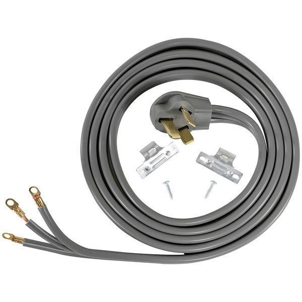 3-Wire Closed-Eyelet 50-Amp Range Cord, 5ft-Range Replacement Elements & Accessories-JadeMoghul Inc.
