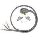 3-Wire Open-Eyelet 40-Amp Range Cord, 5ft-Range Replacement Elements & Accessories-JadeMoghul Inc.