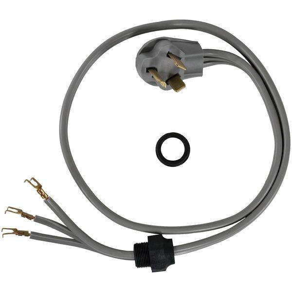 3-Wire Quick-Connect Open-Eyelet 30-Amp Dryer Cord, 4ft-Dryer Connection & Accessories-JadeMoghul Inc.