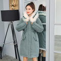 -30 Degrees New 2020 Women Winter Jacket Hooded Fur Collar Female Winter Coat Long Parkas with Fur Lining Plus Size Fur Parka JadeMoghul Inc. 