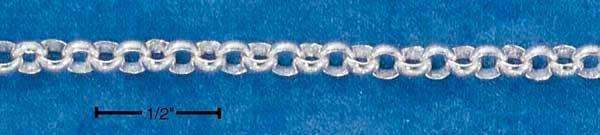 30" Sterling Silver Rolo 100 Chain (3.7mm)-Silver Chains-16-JadeMoghul Inc.