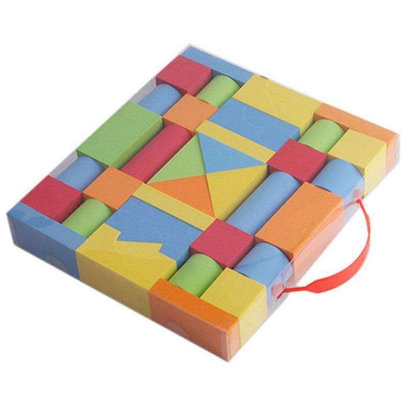 30/38PCS Hot Selling EVA Safe Children Building Brick Block Foam Construction Soft Toy Kid Kids Intelligence Exercise Assembled-30PCS-JadeMoghul Inc.