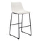 Bar Height Chairs - 19" X 30" X 10" Distressed White Bar Chair