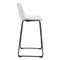 Bar Height Chairs - 19" X 30" X 10" Distressed White Bar Chair