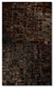 Cow Rug - 60" x 96" Chocolate, Cowhide Stitched - Area Rug