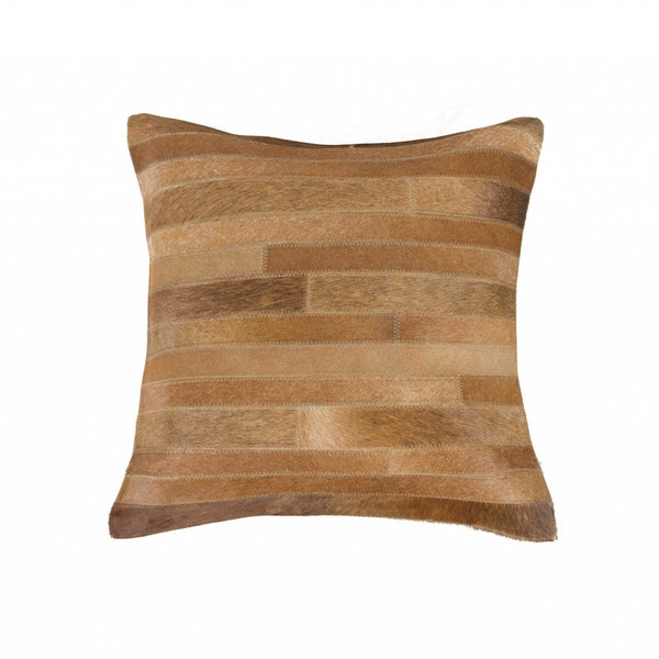 Pillow - 18" x 18" x 5" Brown - Pillow