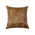Best Pillow - 18" x 18" x 5" Cheetah Patchwork Cowhide - Pillow