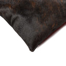 Best Pillow - 22" x 22" x 5" Chocolate Classic Large Cowhide - Pillow