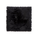 Chair Pads - 17" x 17" Black, Sheepskin - Seat/Chair Cover