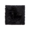 Chair Pads - 17" x 17" Black, Sheepskin - Seat/Chair Cover