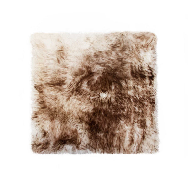 Chair Pads - 17" x 17" Gradient Chocolate, Sheepskin - Seat/Chair Cover