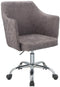 Ergonomic Office Chair - 25" X 23" X 37" Dark Frey Antique Pu Office Chair