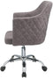 Ergonomic Office Chair - 25" X 23" X 37" Dark Frey Antique Pu Office Chair