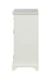 Display Cabinet - 16" X 13" X 30" White Mdf Cabinet