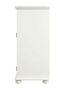 Display Cabinet - 16" X 13" X 30" White Alluring Cabinet