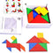 32 piece Color changed DIY jigsaw puzzle jigsaw toys Wooden children educational toys baby play tive junior tangram learning set--JadeMoghul Inc.