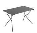 Folding Table - Rectangular Folding Table ? 43.4 X 26.8 in - Titane Steel Frame - Volcanic Finish Table Top