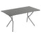 Folding Table - Big Folding Table ? 54.7 X 31.1 in - Titane Steel Frame - Volcanic Finish Table Top