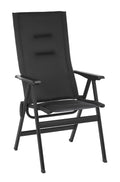 Best - high-back chair - Black Steel Frame - Outremer Duo Fabric