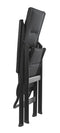 Best - high-back chair - Black Steel Frame - Outremer Duo Fabric