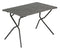 Folding Table - Rectangular Folding Table - 43.3 X 26.8 in - Black Steel Frame - Volcanic Finish Table Top