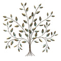 Bedroom Wall Decor - 24" X 0.5" X 24" Patina Tree Of Life Wall Decor