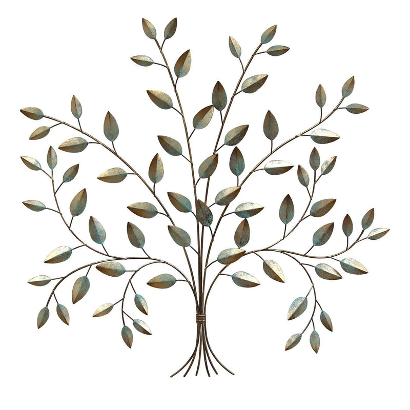 Bedroom Wall Decor - 24" X 0.5" X 24" Patina Tree Of Life Wall Decor