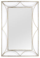 Decorative Wall Mirrors - 24" x 0.05" x 36" Silver Simple And Elegant Wall Mirror