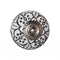 Door Knobs - 1.5" x 1.5" x 1.5" Black, Gray and Silver - Knobs 12-Pack