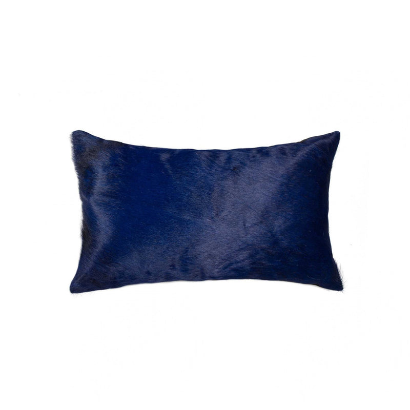 My Pillow - 12" x 20" x 5" Navy, Torino Kobe Cowhide - Pillow