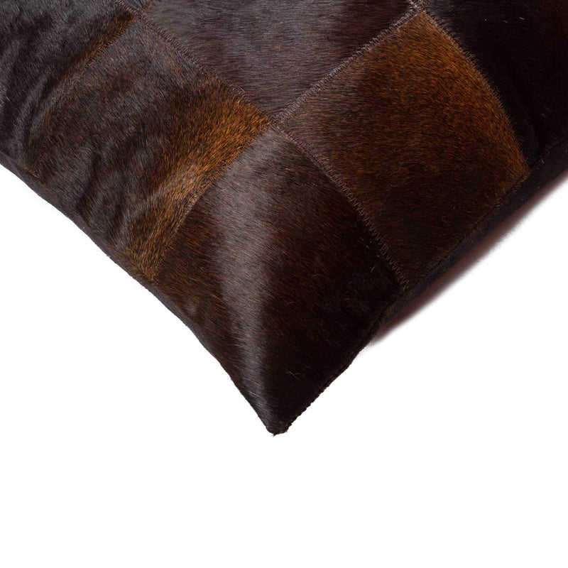 My Pillow - 18" x 18" x 5" Superb Chocolate Torino Kobe Cowhide - Pillow