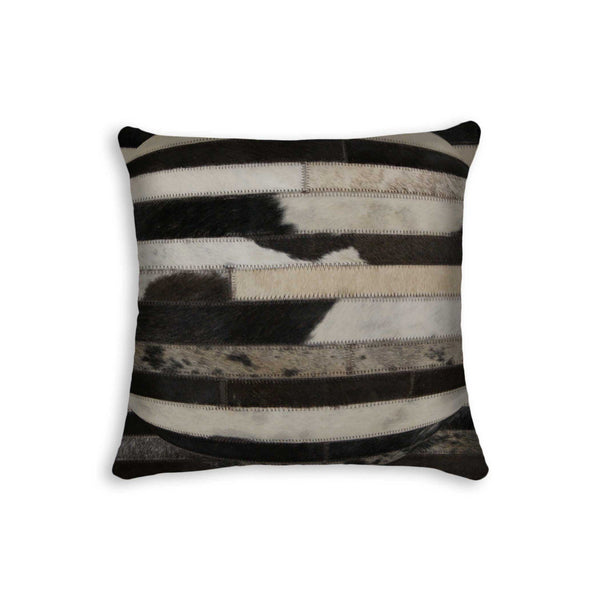 My Pillow - 18" x 18" x 5" Modern Tricolor Torino Kobe Cowhide - Pillow