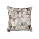 My Pillow - 18" x 18" x 5" Superlative Grey Torino Kobe Cowhide - Pillow