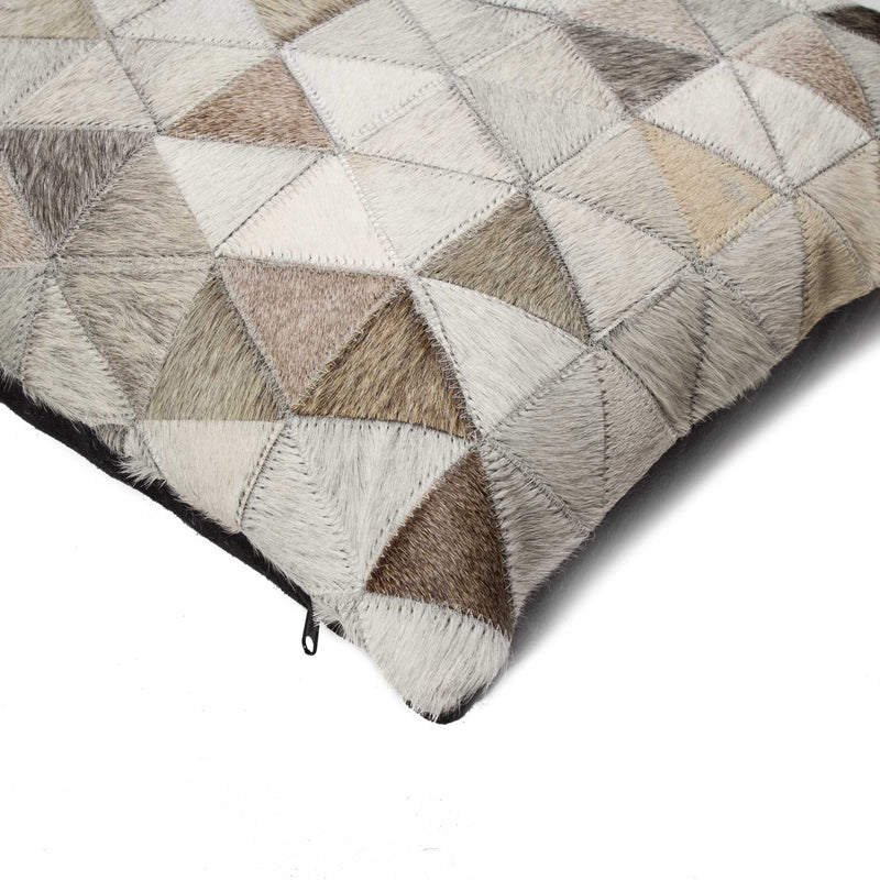 My Pillow - 18" x 18" x 5" Superlative Grey Torino Kobe Cowhide - Pillow